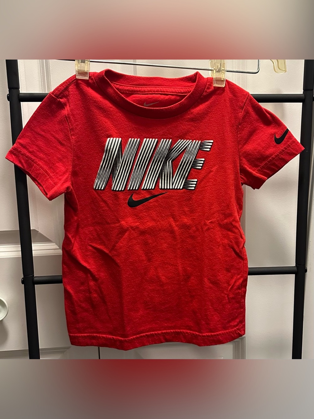 Nike Kids Red Logo Tee